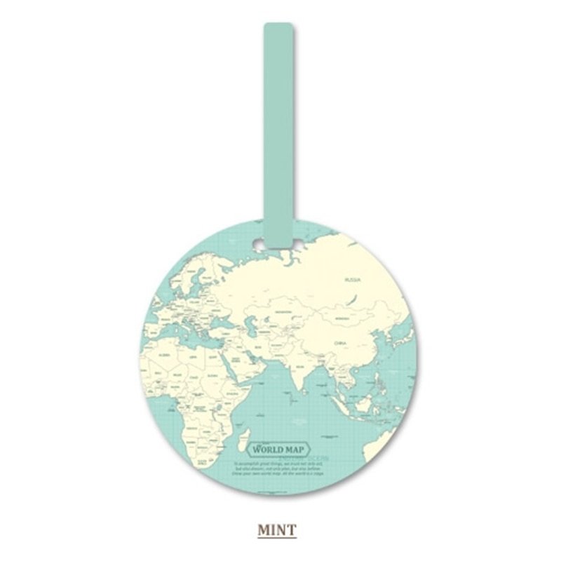 Travel accessories Luggage Tag Creative Casual Map Silica Gel Suitcase Id Address Holder Baggage Boarding Tag Portable Label - Image 6