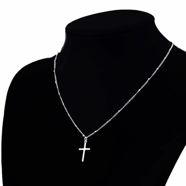 Vienkim 2019 Summer Gold Chain Cross Necklace Small Gold Cross Religious Jewelry Women's necklace - Image 6