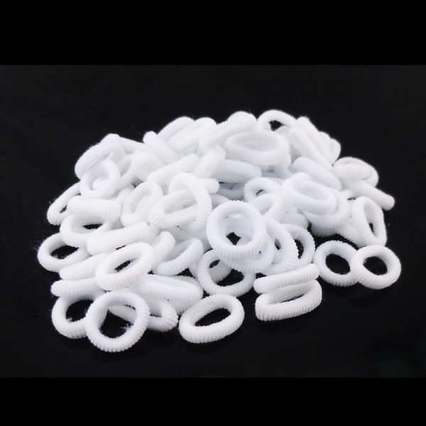 Wholesale 100 Pcs Colorful Child Kids Hair Holders Cute Rubber Hair Band Elastics Accessories Girl Charms Tie Gum - Image 4