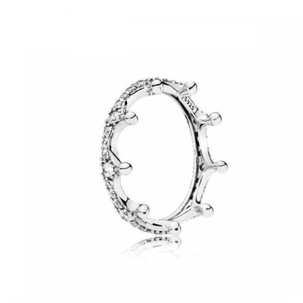 Women's S925 sterling silver ring ring simple couple ring series collection PDLR01 - Image 5