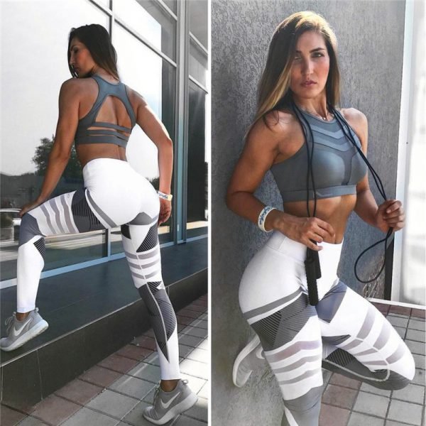 Yoga Pants S-XXXL Plus Size Leggings Sport Women Fitness Legging Slim Stretch Running Tights Women Leggins Ropa Deportiva Mujer - Image 3