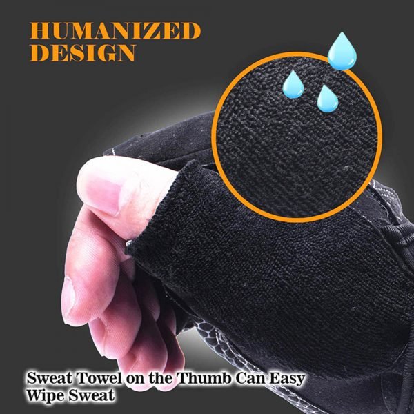 Zacro Gym Gloves Fitness Weight Lifting Gloves Body Building Training Sports Exercise Sport Workout Glove for Men Women M/L/XL - Image 3