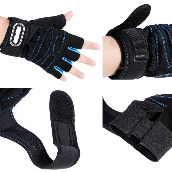 Zacro Gym Gloves Fitness Weight Lifting Gloves Body Building Training Sports Exercise Sport Workout Glove for Men Women M/L/XL - Image 6