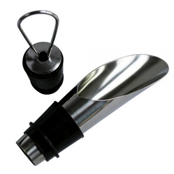 1 Pcs Stainless Liquor Spirit Pourer Flow Wine Bottle Pour Spout Stopper Stainless Steel Cap Pour Spout Stopper Barware - Image 3