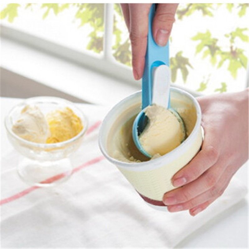 1Pcs New Arrival Plastic Ice Cream Scoop Spoon Melon Ball Dig Sphere Ball Fruit Ice Cream Jelly Spoon Scoop Tools - Image 3