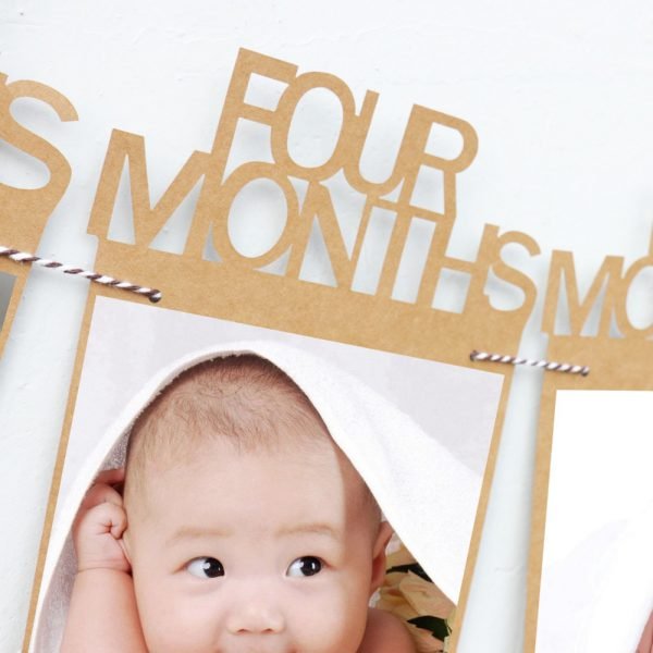 1st Birthday Photo Frame 1-12 Months Baby's Photo Frame Shower baby Photo holder Kids Birthday Gift Room Decorations - Image 6