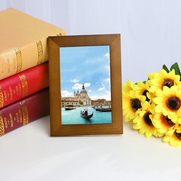 2018 New Arrival Wooden Picture Frame Wall Mounted Hanging Photo Frame Home Decor DIY Craft Decoration Wall Decals Frame K4 - Image 3