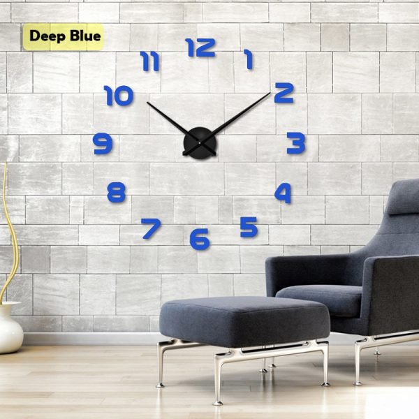 2019  Free Shipping New Clock Watch Wall Clocks Horloge 3d Diy Acrylic Mirror Stickers Home Decoration Living Room Quartz Needle - Image 5