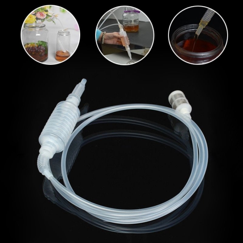 2m Brew Siphon Filter  Brew Syphon Pack For Wine Making Hand Knead Siphon Filter Food Grade Tube Transparent