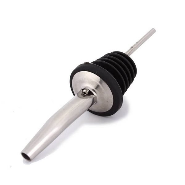 2pcs HOT Stainless steel wine Olive Oil Pourer Dispenser Spout Glass Bottle Pourer Black HQ