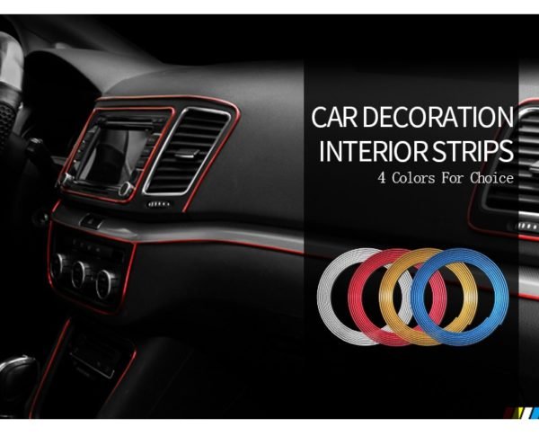 5M Car Styling Interior Decoration Strips Moulding Trim Dashboard Door Edge Universal For Cars Auto Accessories In Car-styling - Image 2