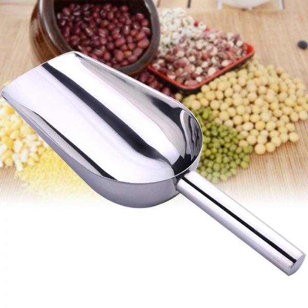 8 Inch Stainless Steel Ice Scoop Flour Ice Cube Shovel Buffet Bar Tools Kitchen Accessories - Image 6