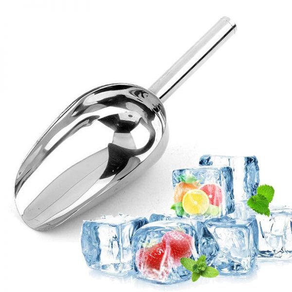AREYOUCAN 8-13Inch Stainless Steel Ice Scraper Food Buffet Candy Bar Ice Scoops Shovel