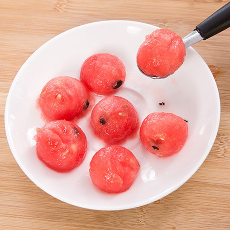 Aihogard Stalinless Steel Dual Double-end Watermelon Ice Cream Spoon Dessert Dig Ball Spoon Fruit Scoop Kitchen Cook Tool - Image 6