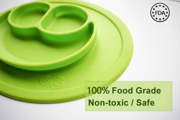 Baby Kids Dishes silicone infant Bowls Plate Tableware Kids food Holder tray Children Food Container Placemat baby feeding GYH - Image 2