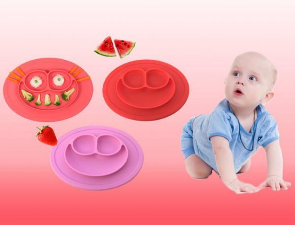 Baby Kids Dishes silicone infant Bowls Plate Tableware Kids food Holder tray Children Food Container Placemat baby feeding GYH - Image 5