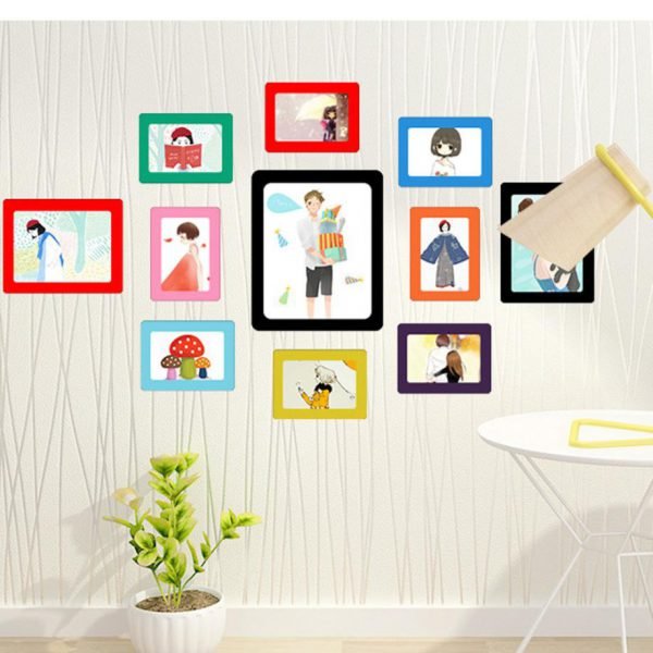 Colorful Magnetic Picture Frames 11.8*16cm Photo Magnets Photoframe Refrigerato PVC 160mm*118mm  Magnetic Photo Frames #42705 - Image 2