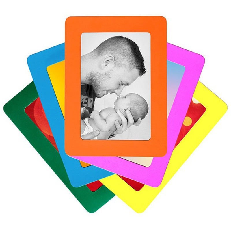 Colorful Magnetic Picture Frames 11.8*16cm Photo Magnets Photoframe Refrigerato PVC Home Decor Modern Magnetic Photo Fridge New - Image 3