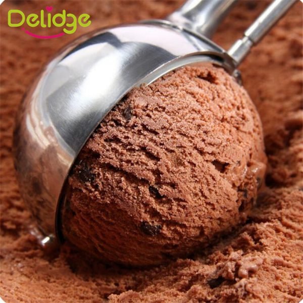 Delidge Stainless Steel 6 cm Ice Cream Spoon Mashed Potatoes Watermelon Jelly Spring Handle Scoop Cookies Kitchen Accessory - Image 2