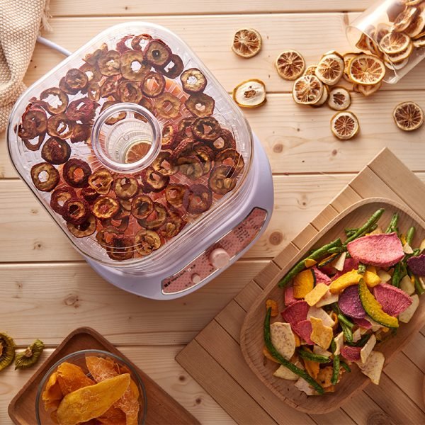 Dried Fruit Vegetables Herb Meat Machine Household MINI Food Dehydrator Pet Meat Dehydrated 5 trays Snacks Air Dryer EU US - Image 2