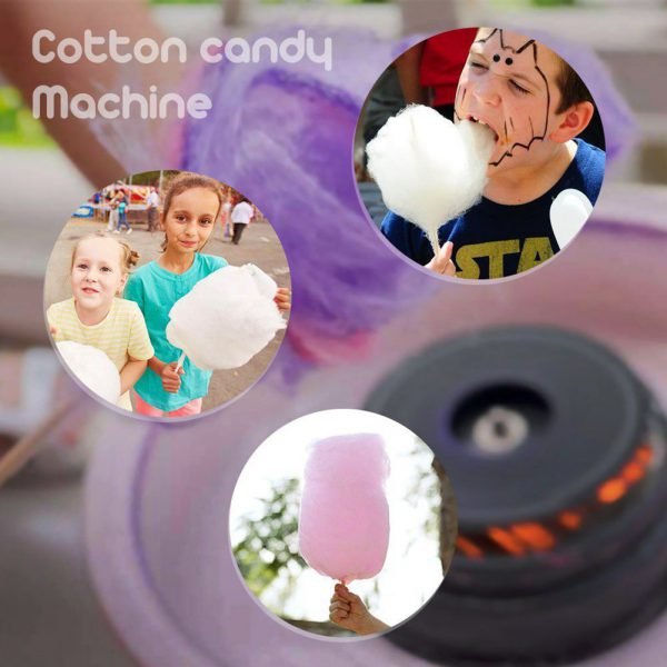 EU Plug 220V Electric Cotton Candy Machine Sugar Cotton Candy Maker Party DIY - Image 4