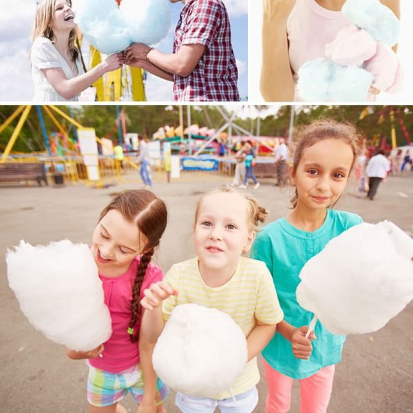 EU Plug 220V Electric Cotton Candy Machine Sugar Cotton Candy Maker Party DIY - Image 5