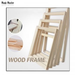 Factory Price Wood frame Suit for All kinds of diy oil painting Thick Convex wood frame wall painting picture frame Photo door