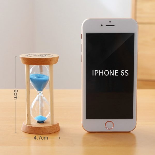 Home Decoration Accessories Hourglass 3 Minutes Sand Clock Watch Glass Wood Mini 5 Minute Shower Timer Wedding Favors SL-MZYX - Image 5