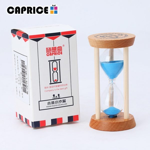 Home Decoration Accessories Hourglass 3 Minutes Sand Clock Watch Glass Wood Mini 5 Minute Shower Timer Wedding Favors SL-MZYX - Image 6