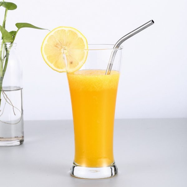 Hoomall 1/2/4pcs Stainless Steel Straw Reusable Metal Drinking Straw With Cleaner Brush For Home Party Barware Bar Accessories - Image 5