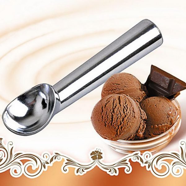 Hoomall Stainless Steel Ice Cream Spoon Portable Aluminum Alloy Non-stick Anti-feeze Ice Cream Baller Scoop Home Kitchen Tools