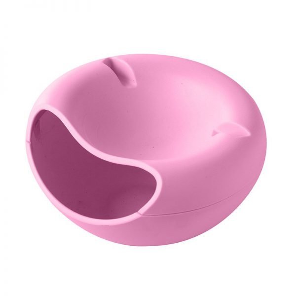 Hot New Arrival Useful Double Layers Snacks Fruit Plate Bowl Dish Phone Holder For TV Lazy Home Kitchen Container Accessories - Image 3