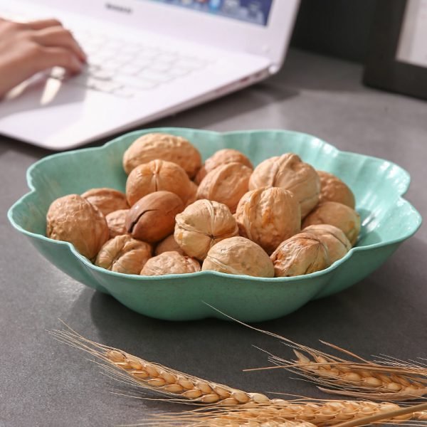 Household fruit bowl living room coffee table plastic small fruit plate candy dish dried fruit plate office snack plate ZSP01288 - Image 4