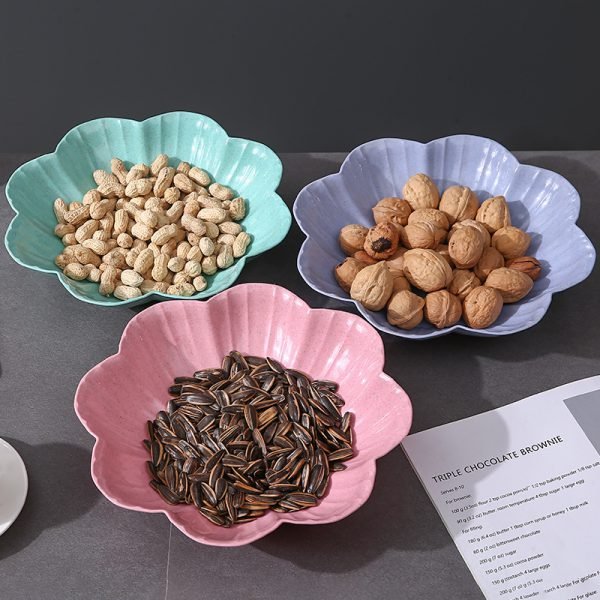 Household fruit bowl living room coffee table plastic small fruit plate candy dish dried fruit plate office snack plate ZSP01288