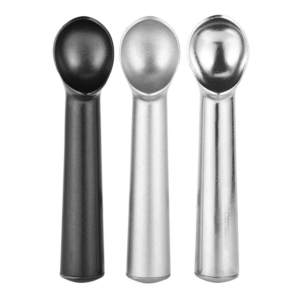 Ice Cream Tools Portable Aluminum Alloy Non-stick Anti-feeze Ice Cream Scoop Spoon For Home Kitchen Accessories - Image 3
