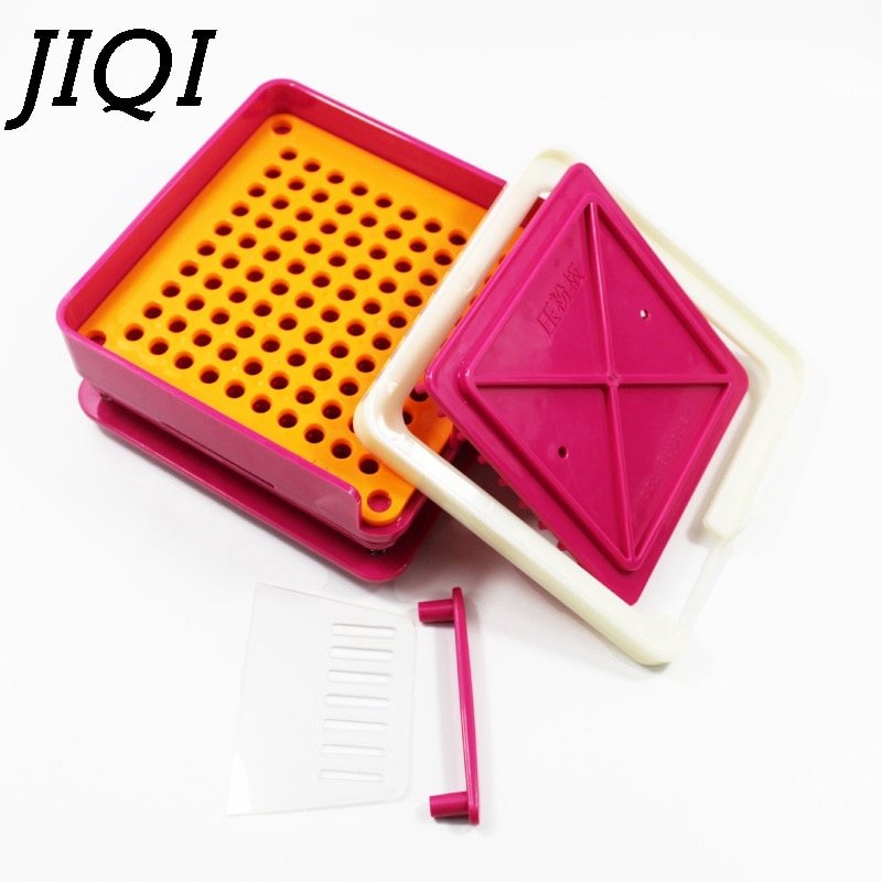JIQI 100 Holes Manual Capsule Filling Machine #0 Pharmaceutical Capsules Maker DIY Medicine Herbal Pill Powder Filler Size 0 - Image 4