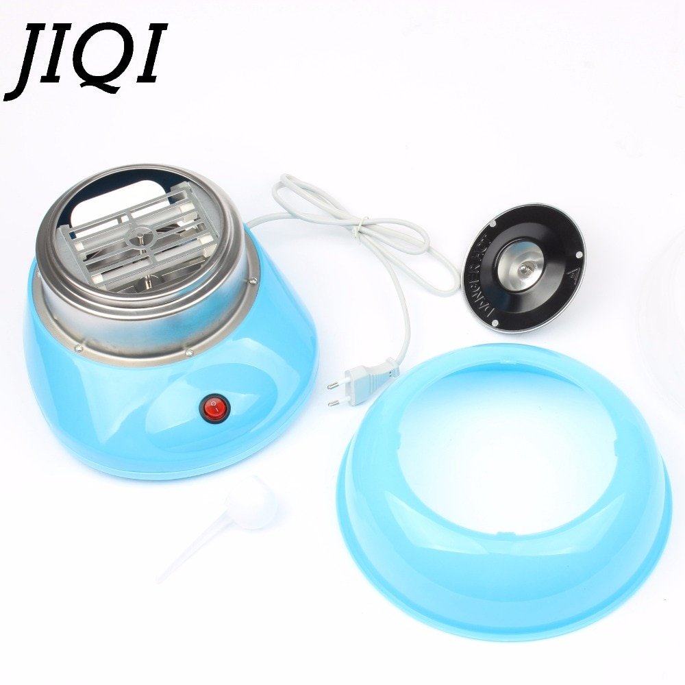 JIQI 110V 220V DIY Electric Sweet Cotton Candy Maker Mini Portable Sugar Fairy Floss Marshmallow Machine Party Gifts EU US Plug - Image 6