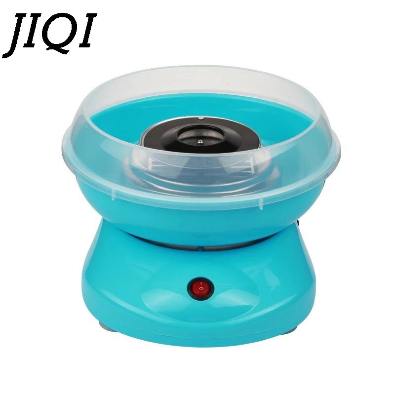 JIQI Electric DIY Sweet Cotton Candy Maker Mini Portable Cotton Sugar Fairy Floss Marshmallow Machine Kids Gifts 110V 220V EU US - Image 3