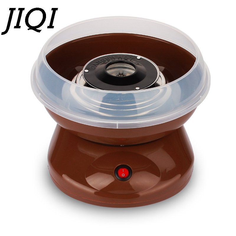 JIQI Electric DIY Sweet Cotton Candy Maker Mini Portable Cotton Sugar Fairy Floss Marshmallow Machine Kids Gifts 110V 220V EU US - Image 4