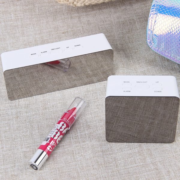 JULY'S SONG Digital Alarm Clock Mirror Digital Clock LED Snooze Night Lights Temperature Table Clocks USB Despertador Home Decor - Image 3