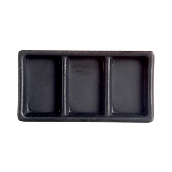 Korean restaurant Canteen hotel hotpot one person use sauce plate 3-sections salt bowl box - Image 3