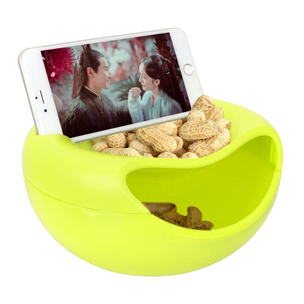 Multifunctional Basket Snacks Nut Melon Seeds Bowl Plastic Fruit Dish Double Layer Candy Plate Peels Shells Fruit Skin Box - Image 5