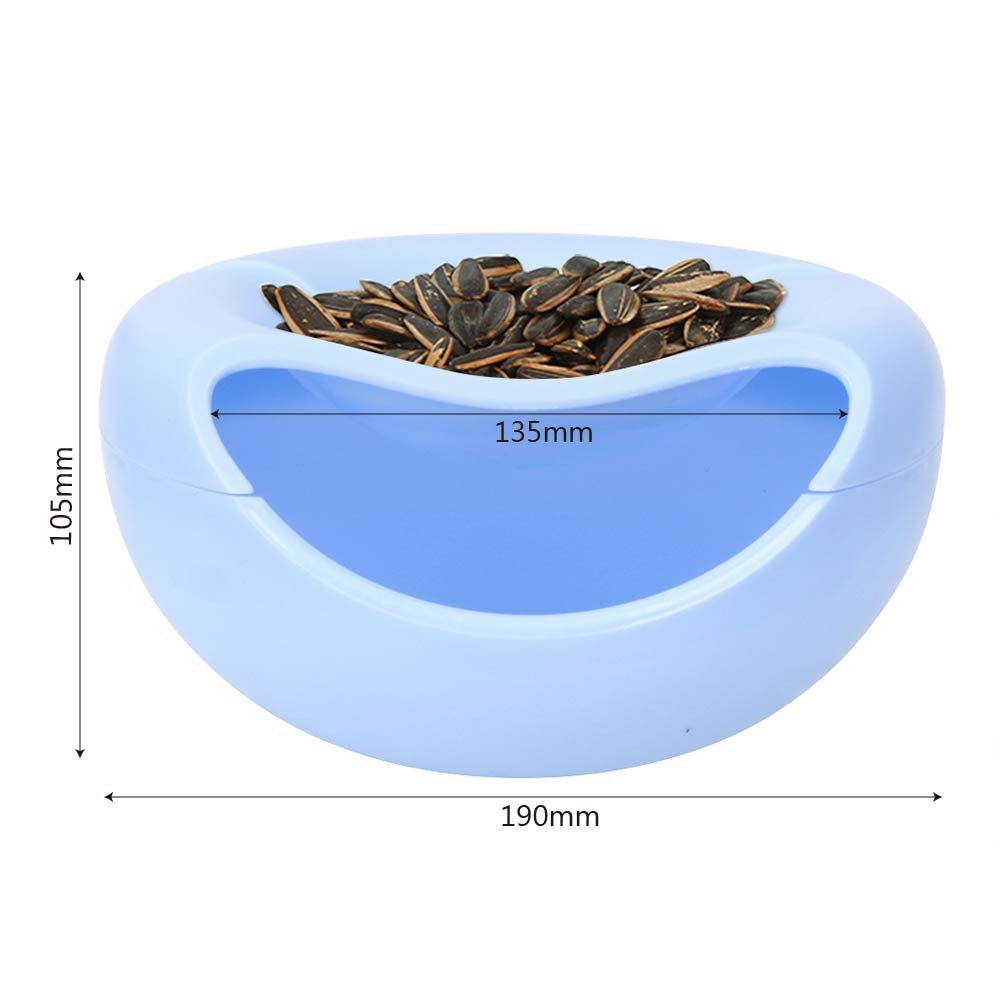 Multifunctional Basket Snacks Nut Melon Seeds Bowl Plastic Fruit Dish Double Layer Candy Plate Peels Shells Fruit Skin Box - Image 6