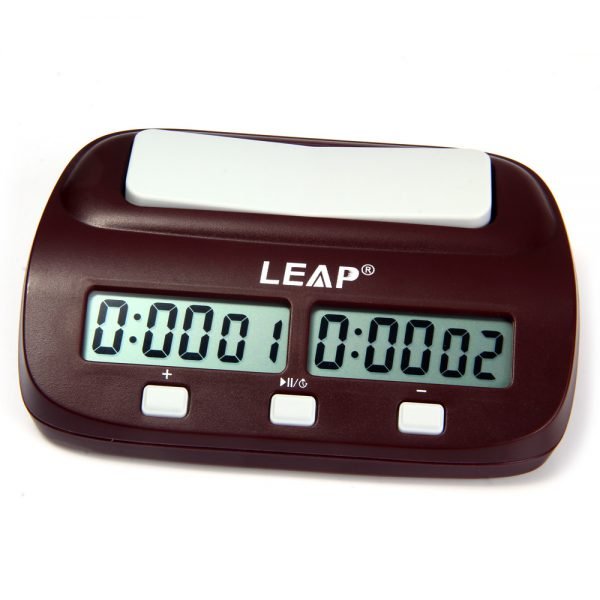 New Arrival LEAP Digital Chess Clock Count Up Down Timer Electronic Board Game Player Set Portable Handheld Man Piece Master - Image 2