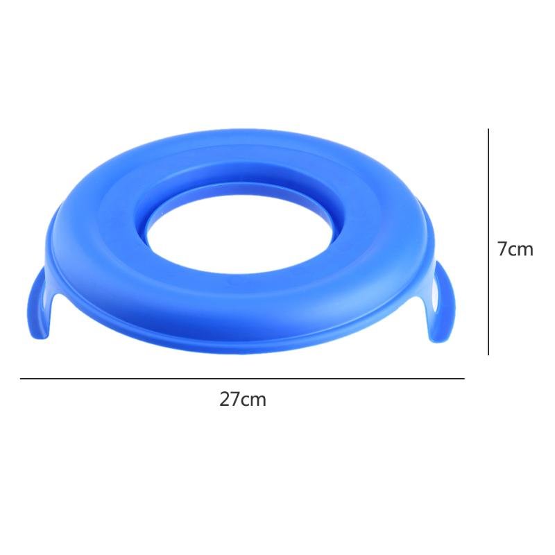 Silicone Microwave Oven Tray Rack Eco-friendly Heat Resistant Insulation Layered Bowl Dish Plate Shelf Cooking Kitchen Supplies - Image 6