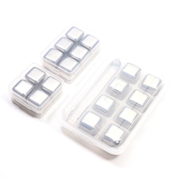 Stainless Steel Ice Cubes, Reusable Chilling Stones for Whiskey Wine, Keep Your Drink Cold Longer, SGS Test Pass - Image 2
