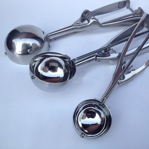 Stainless steel spoon kitchen ice cream mashed potatoes watermelon jelly yogurt cookies spring handle scoop kitchen accessories - Image 5