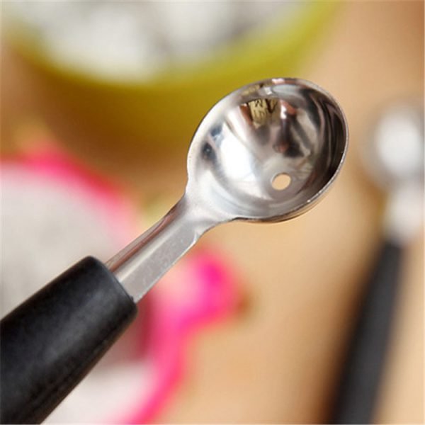 Stalinless Steel Multifunction Dual Double-end Melon Ice Cream Spoon Sorbet Dessert Dig Ball Spoon Fruit Scoop Kitchen Cook Tool - Image 5