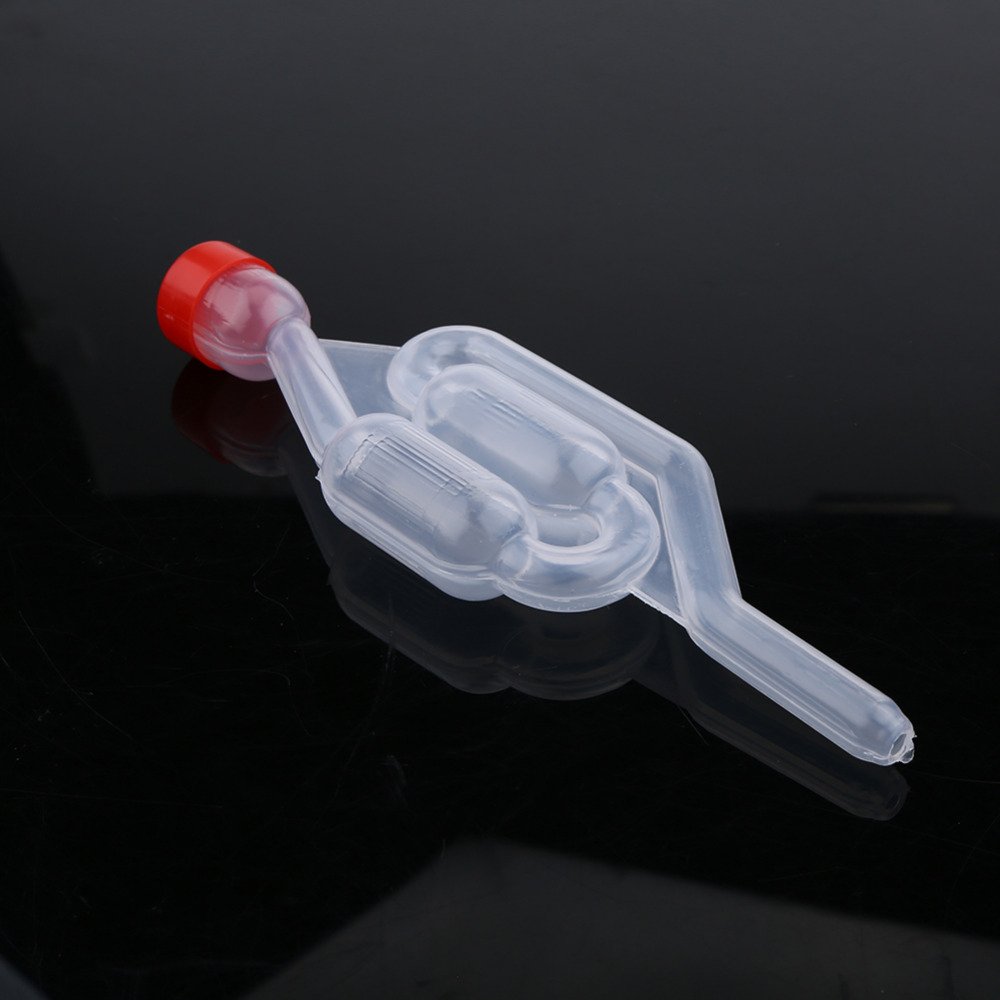 Water Seal Exhaust One way Home Brew Wine Fermentation Airlock Brewing Sealed Plastic Air Lock Check Valve Water Sealed Valves - Image 2
