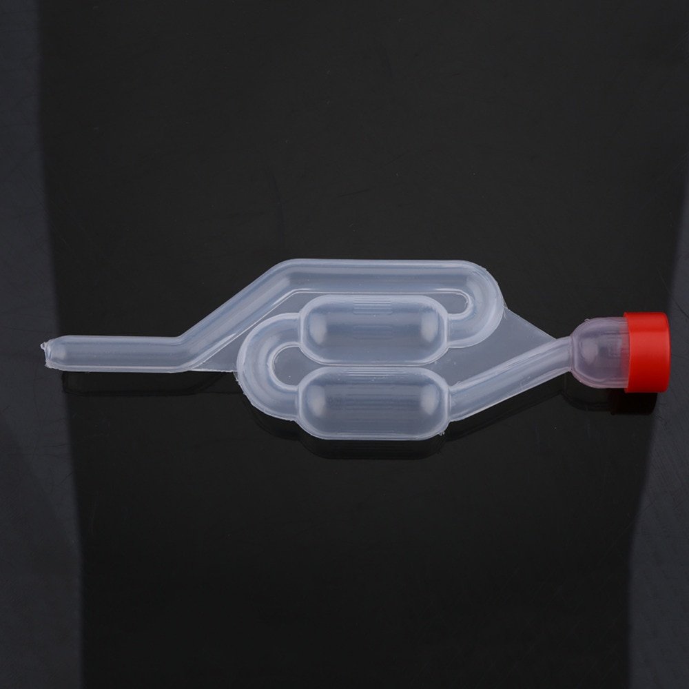 Water Seal Exhaust One way Home Brew Wine Fermentation Airlock Brewing Sealed Plastic Air Lock Check Valve Water Sealed Valves - Image 5